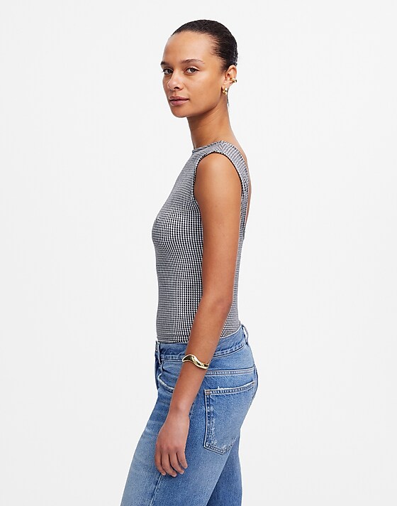 Madewell Low-Back Tee Jet Black