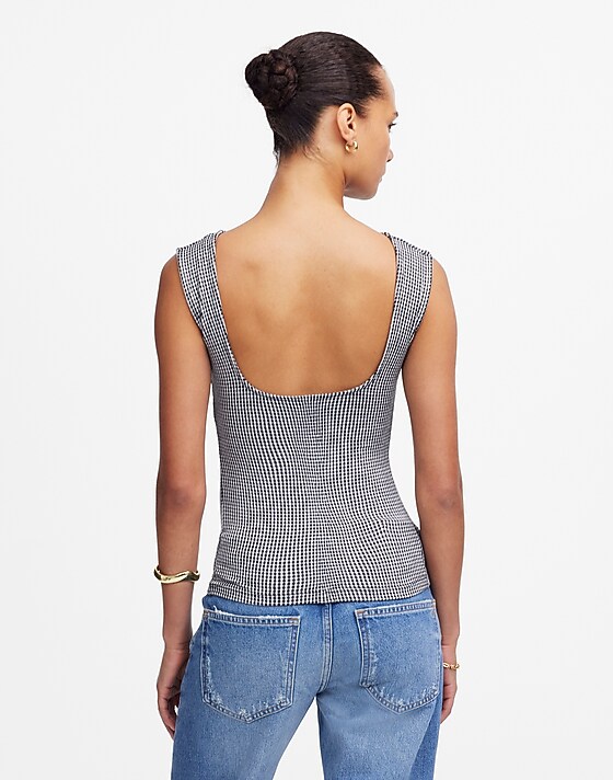 Madewell Low-Back Tee Jet Black