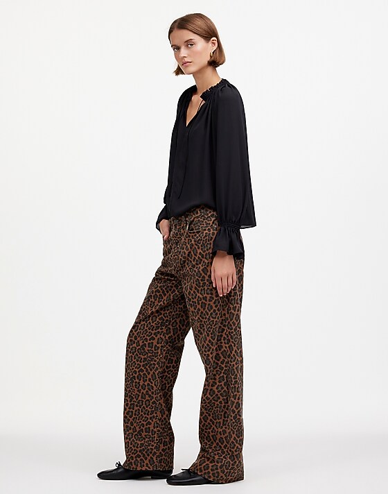 Madewell Low-Slung Baggy Jeans Dark Coffee