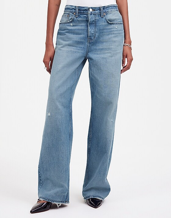 Madewell Low-Slung Baggy Jeans Hamburg Wash