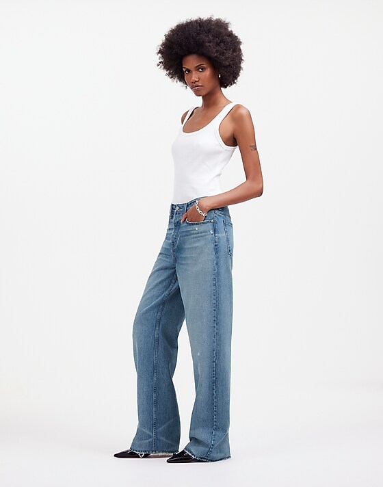 Madewell Low-Slung Baggy Jeans Hamburg Wash