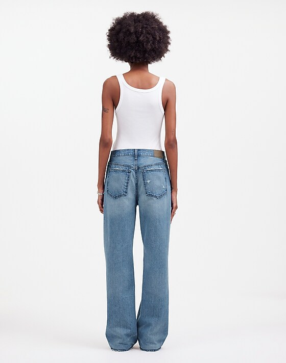 Madewell Low-Slung Baggy Jeans Hamburg Wash