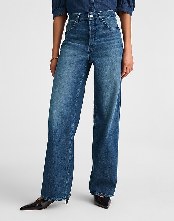 Madewell Low-Slung Baggy Jeans Midhurst Wash