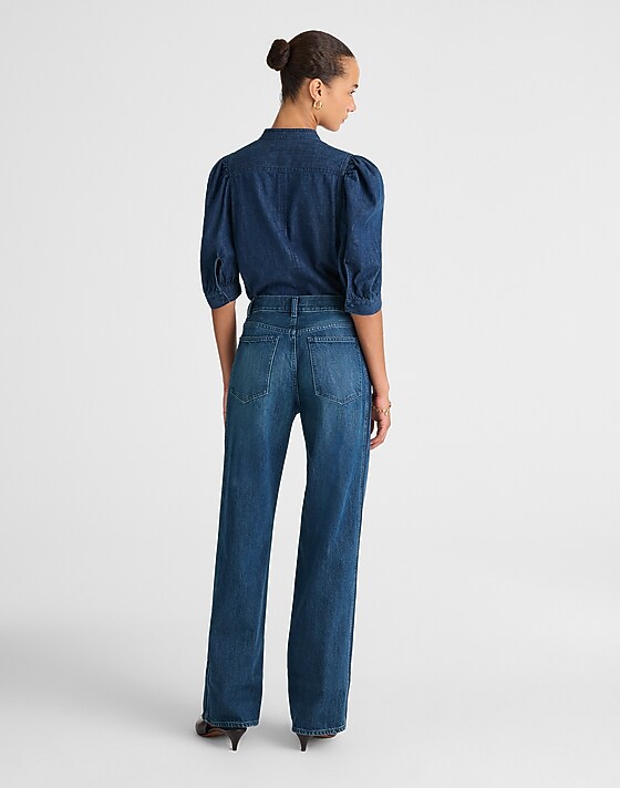 Madewell Low-Slung Baggy Jeans Midhurst Wash