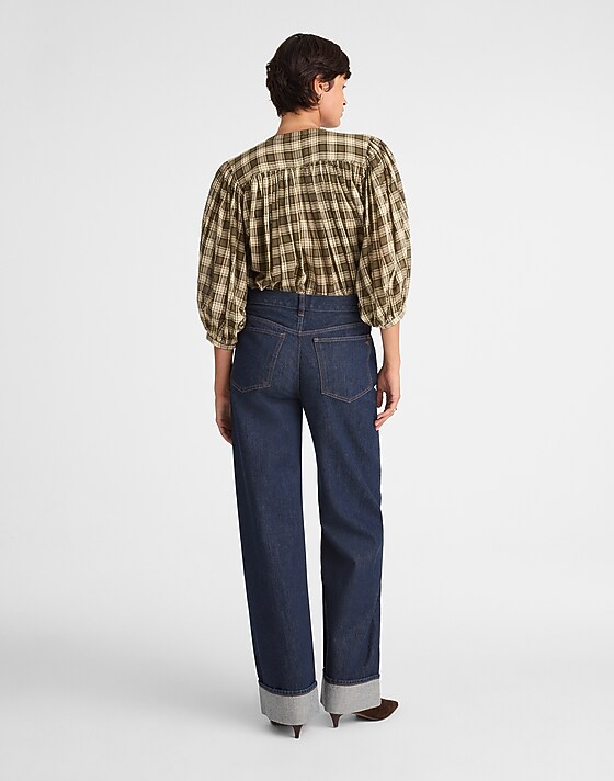 Madewell Low-Slung Baggy Jeans Rinse Wash