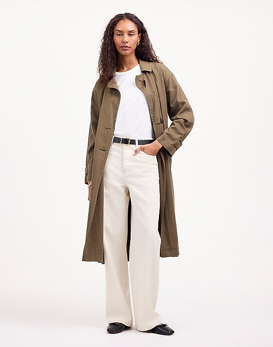 madewell Low-Slung Baggy Jeans vintage ivory