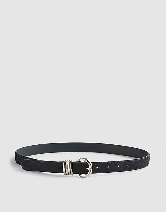 madewell Metal Keeper Belt juniper berry