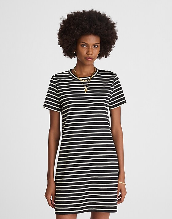 Madewell Mini Tee Dress Dark Navy