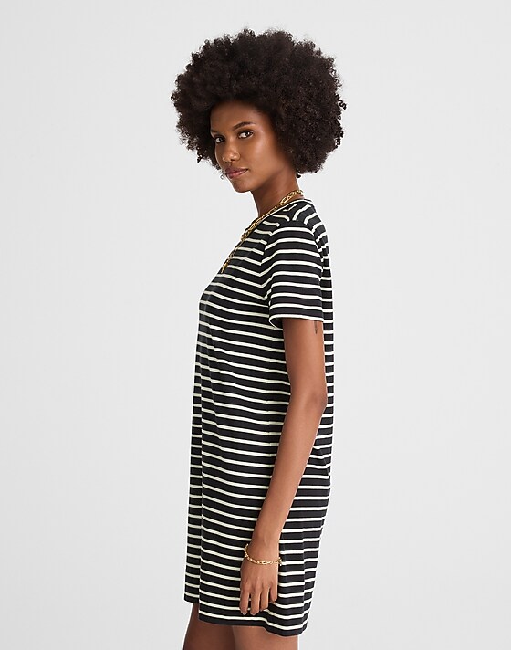 Madewell Mini Tee Dress Dark Navy