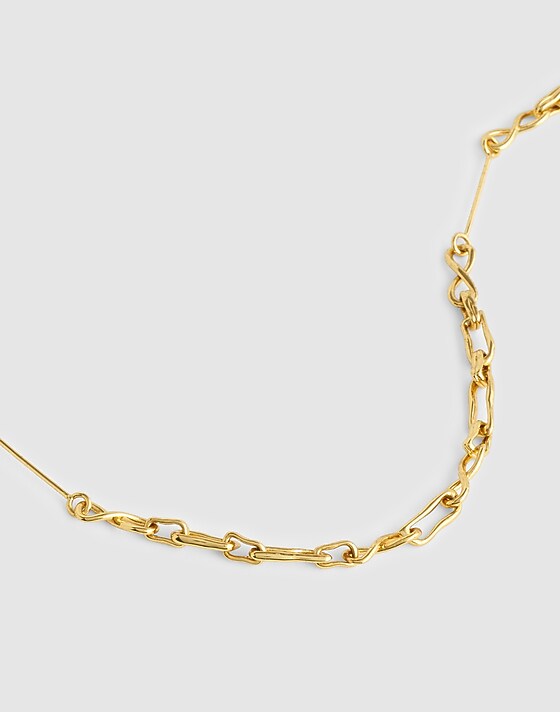 madewell Mixed Chain Necklace antique gold