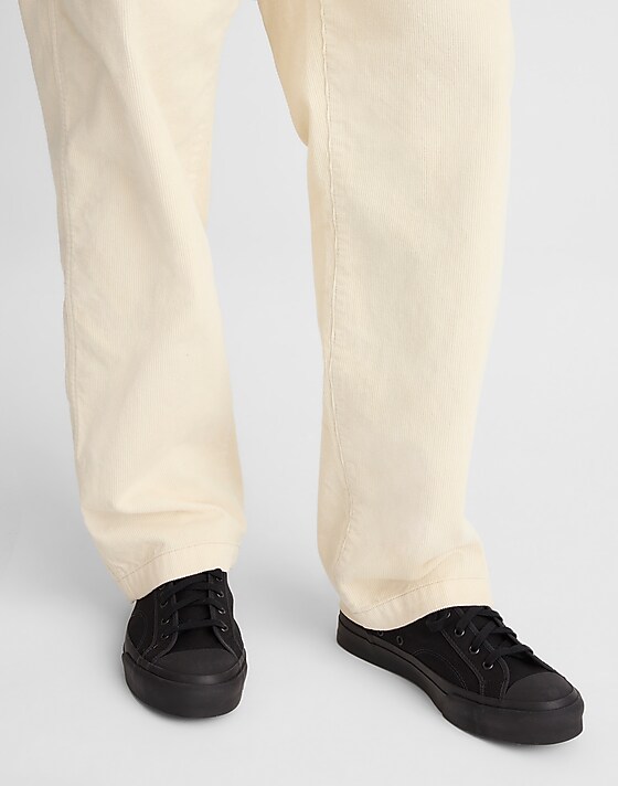 Madewell Moonstar Low Trainer Sneakers Black Mono