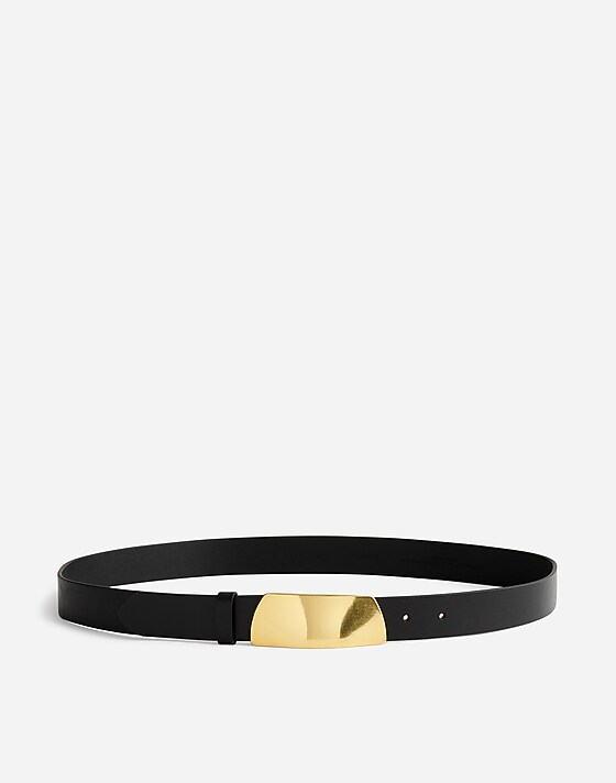 madewell Organic Hardware Belt true black