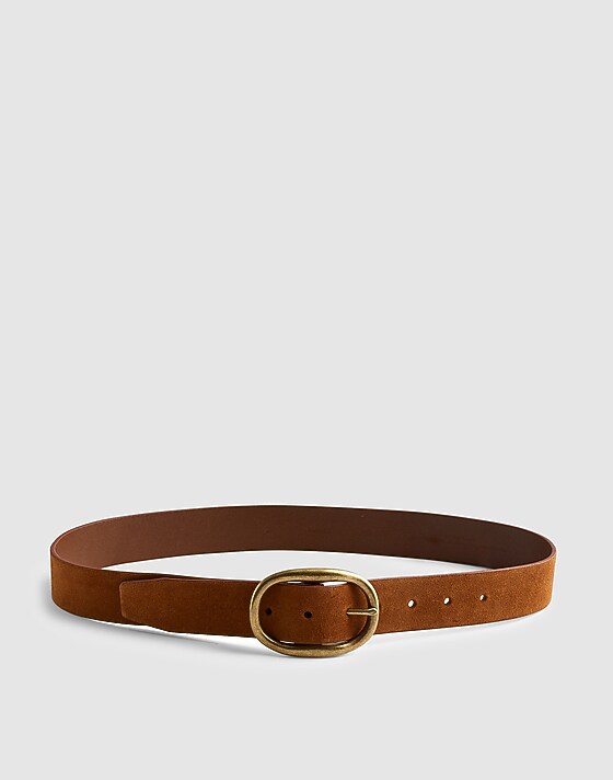 madewell Oval-Buckle Belt russet