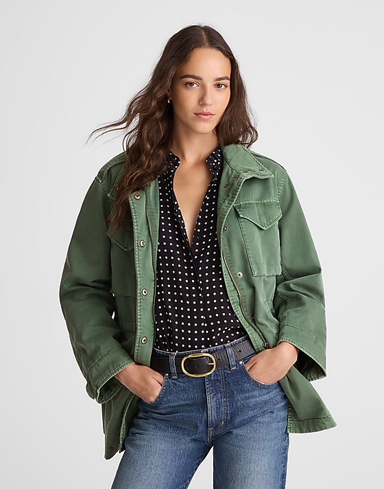 Madewell Oversized Field Jacket Green