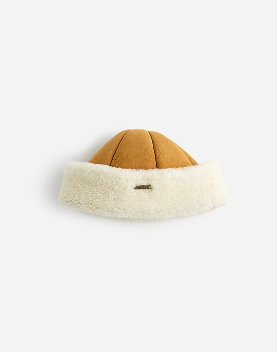 madewell Owen Barry™ Sheepskin Hat brandy cream