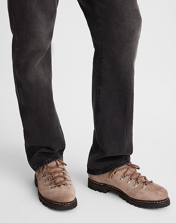 Madewell Paraboot Clusaz Leather Boots Graphite