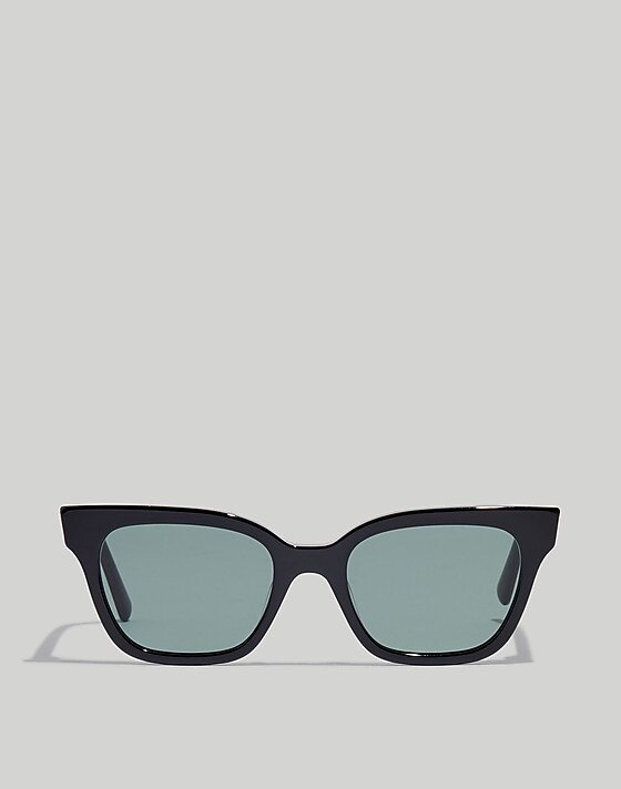madewell Pierport Sunglasses black coal