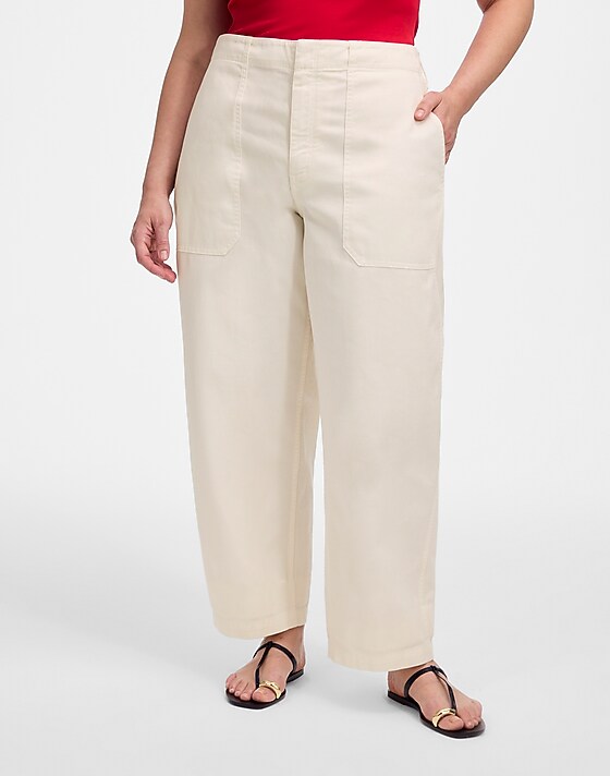 Madewell Plus Tapered-Leg Utility Pant Lighthouse