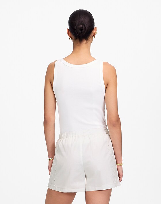 Madewell Pull-On Shorts White