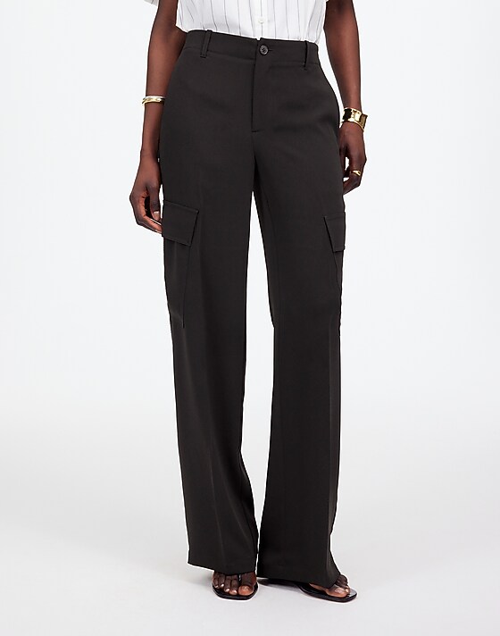 Madewell Pull-On Utility Pants Jet Black