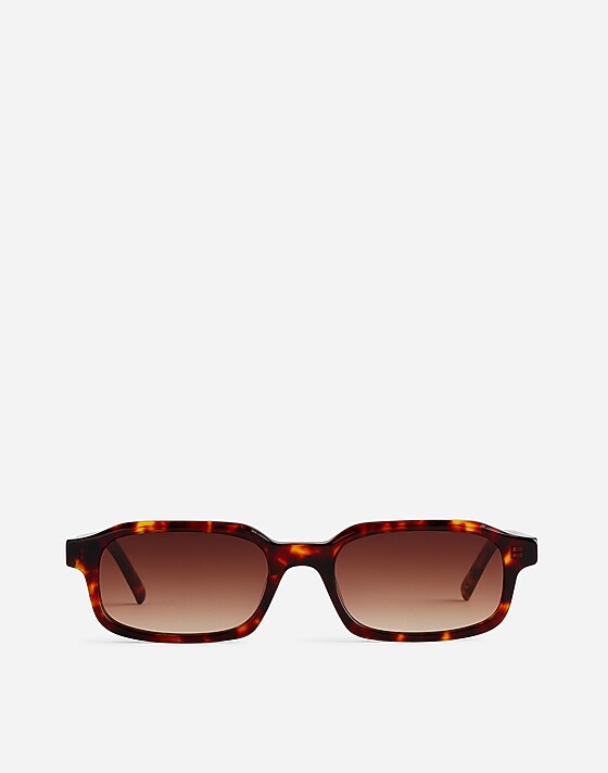 madewell Rectangular Sunglasses dark tortoise
