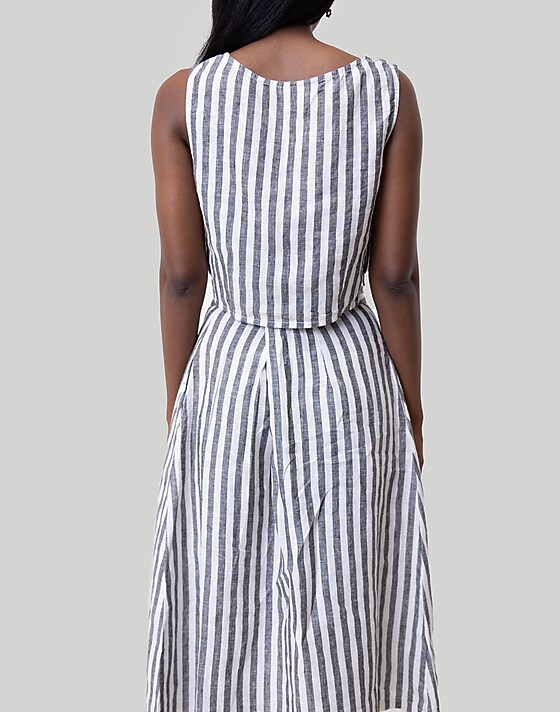 Madewell Reistor Boxy Crop Top White