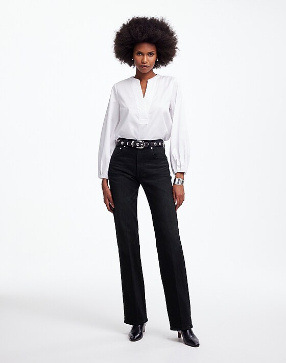 madewell Relaxed Bootcut Jeans catalani wash