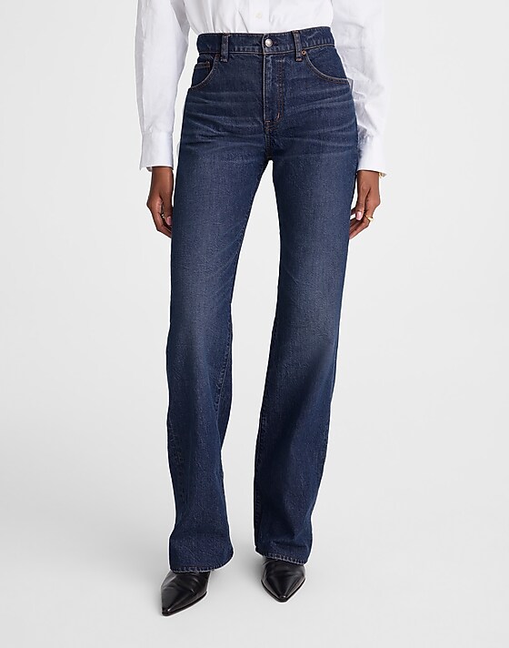 Madewell Relaxed Bootcut Jeans Pleasantville Wash