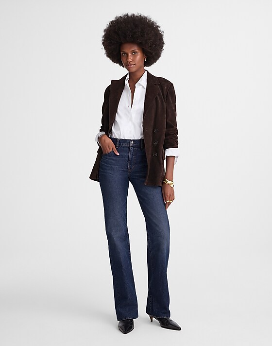 madewell Relaxed Bootcut Jeans pleasantville wash
