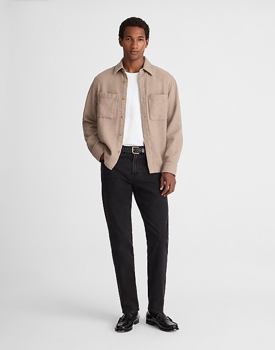 madewell Relaxed Taper Jeans hanlock wash