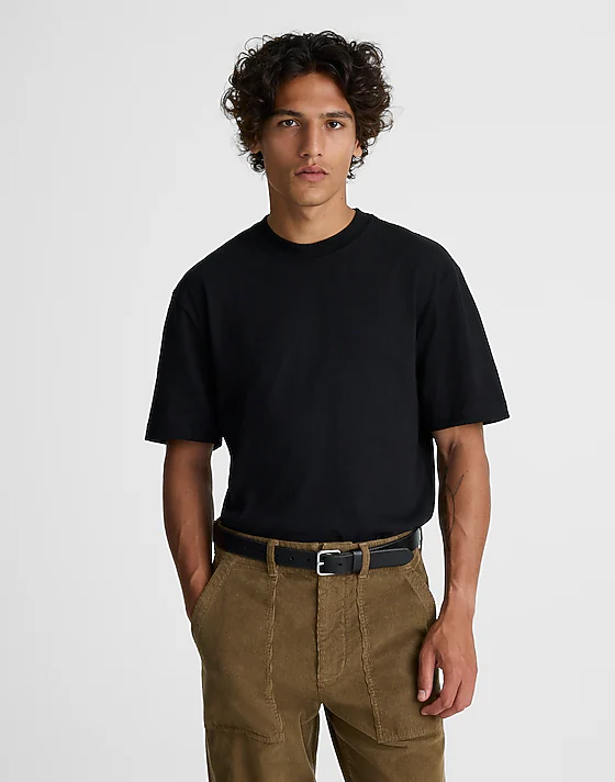 madewell Relaxed Tee true black