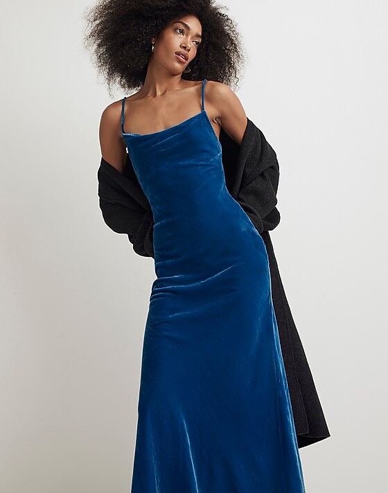 madewell Rhode Jemima Dress air force blue