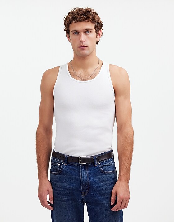 Madewell Ribbed Tank Soft White