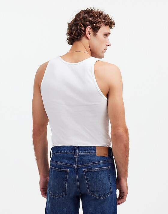 Madewell Ribbed Tank Soft White