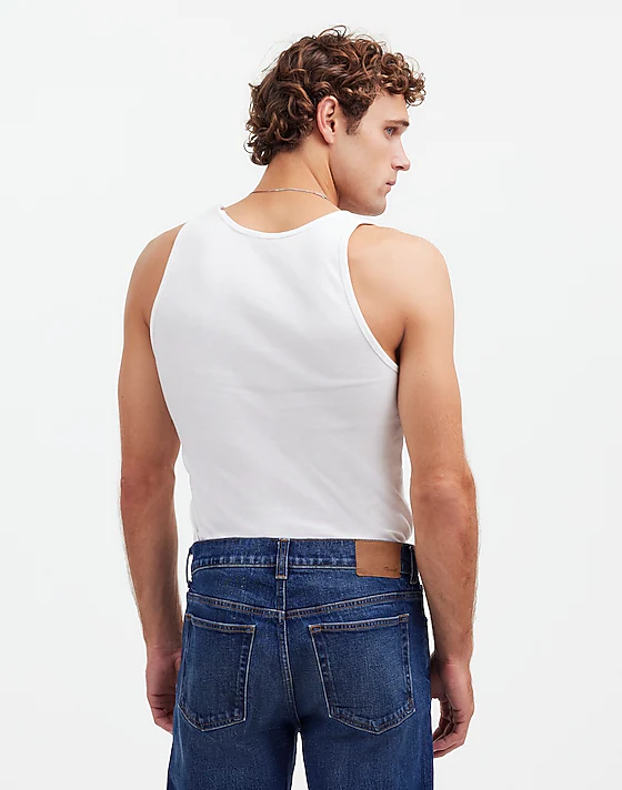 Madewell Ribbed Tank Soft White