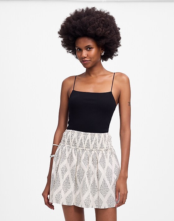 Madewell Ruffled Mini Skirt Lighthouse