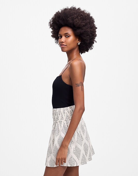 Madewell Ruffled Mini Skirt Lighthouse