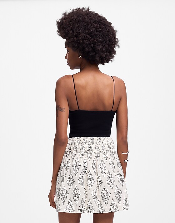 Madewell Ruffled Mini Skirt Lighthouse