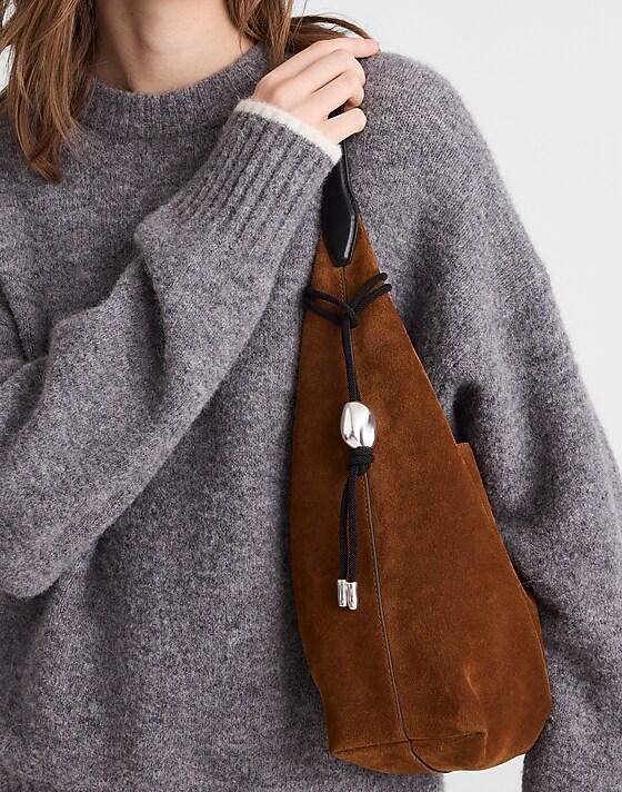 Madewell Sculpted Bead Cord Bag Charm True Black