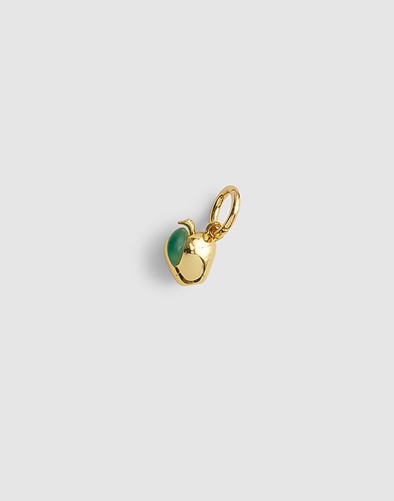 madewell Semiprecious Apple Charm antique gold