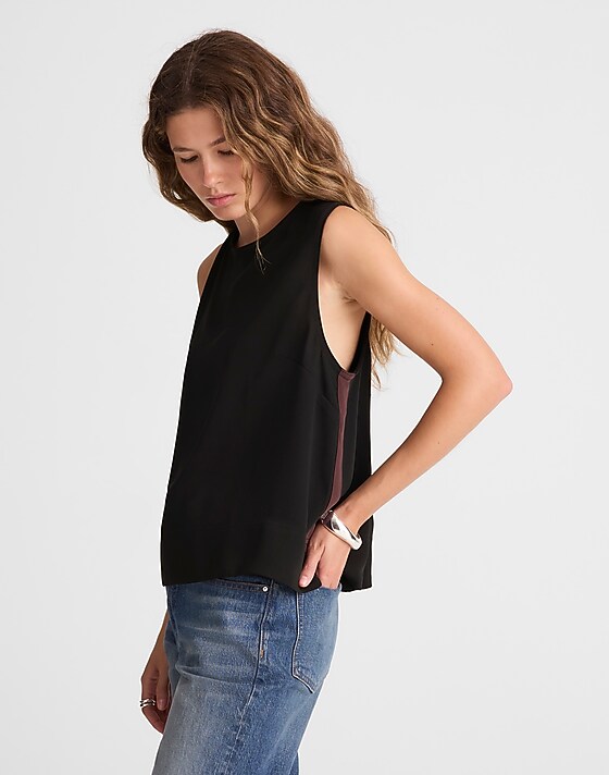 Madewell Shell Top Jet Black