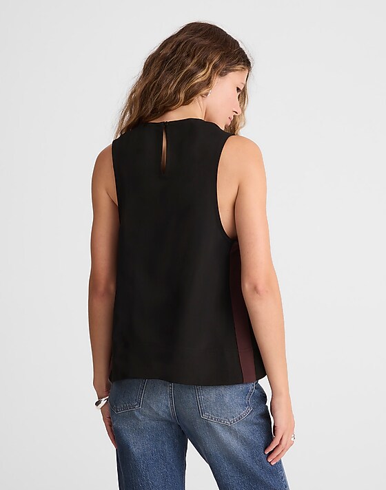 Madewell Shell Top Jet Black