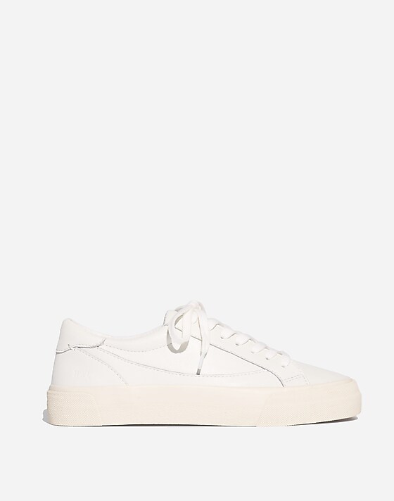 madewell Sidewalk Low-Top Sneakers pale parchment