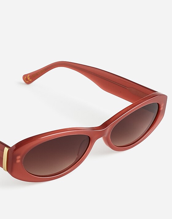 Madewell Skinny Oval Sunglasses Reserve Red