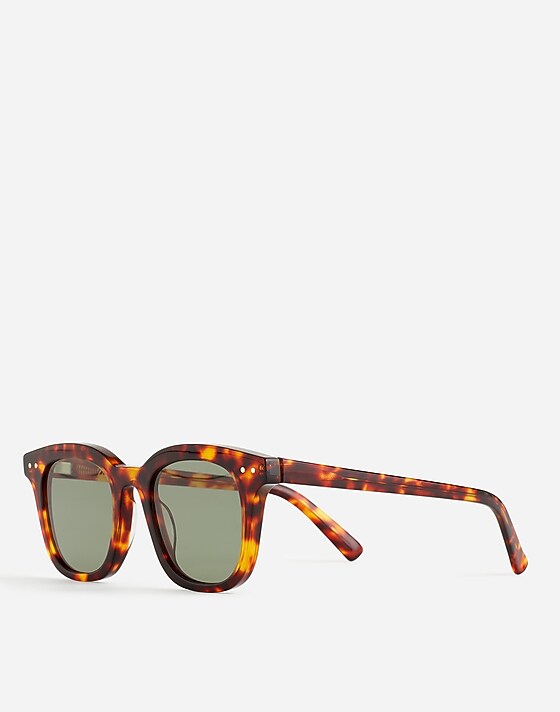 Madewell Square Acetate Sunglasses Dark Tortoise