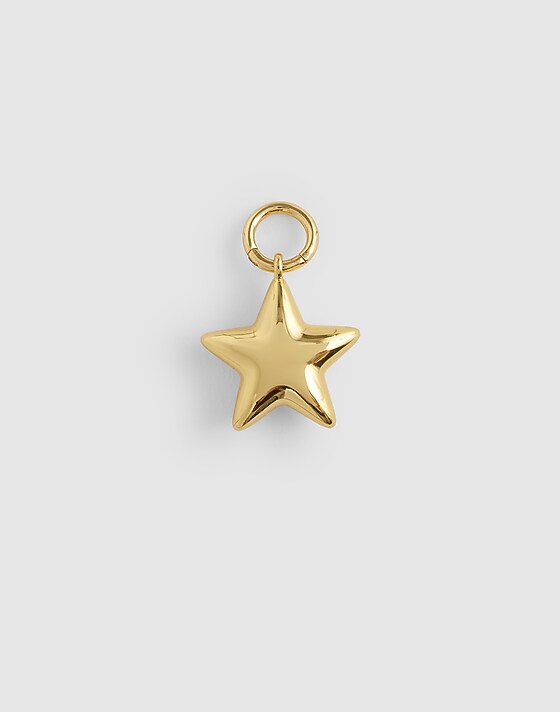 madewell Star Bag Charm antique gold
