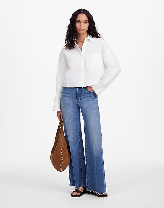 Madewell Straight-Hem Shirt White