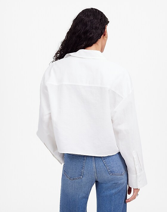 Madewell Straight-Hem Shirt White