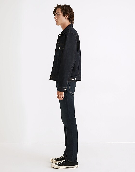 Madewell Straight Jeans In Brenford Wash Brenford