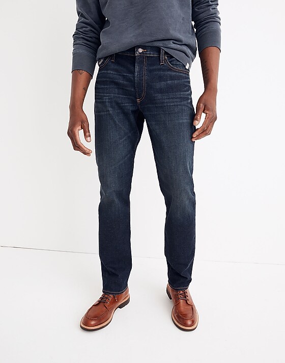 Madewell Straight Jeans In Brenford Wash Brenford